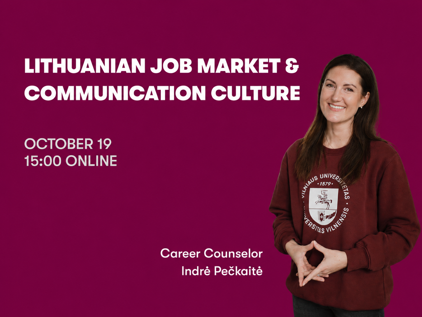 2026.10.19 Lithuanian Job Market Webinar Poster
