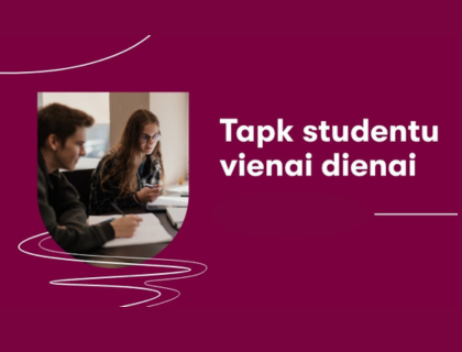 studentas vienai dienai 2023