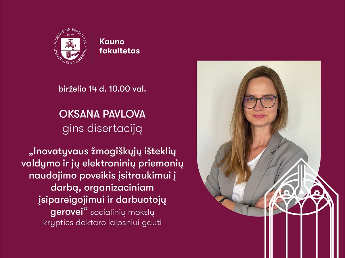 2024.06.14 Oksanos Pavlovos disertacijos gynimas