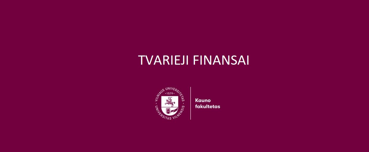 MA TVARIEJI FINANSAI