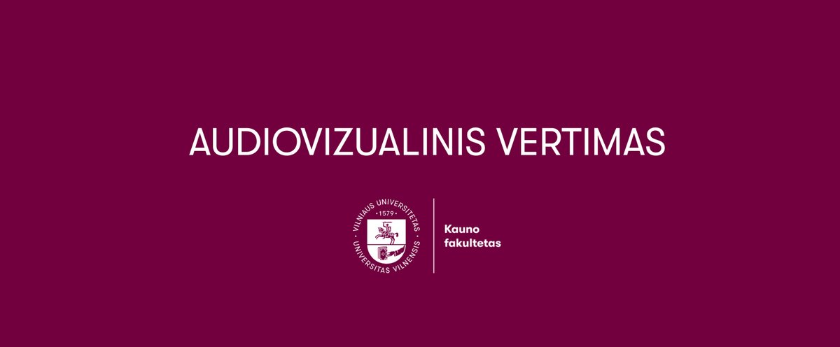 MA audiovizualinis vertimas